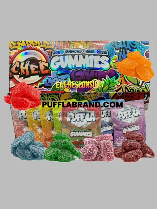 Liquid Diamond + Hash Rosin Gummies (500MG)