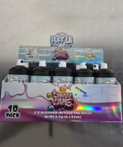 Puff LA Diamond Infused Prerolls (7 per Jar)